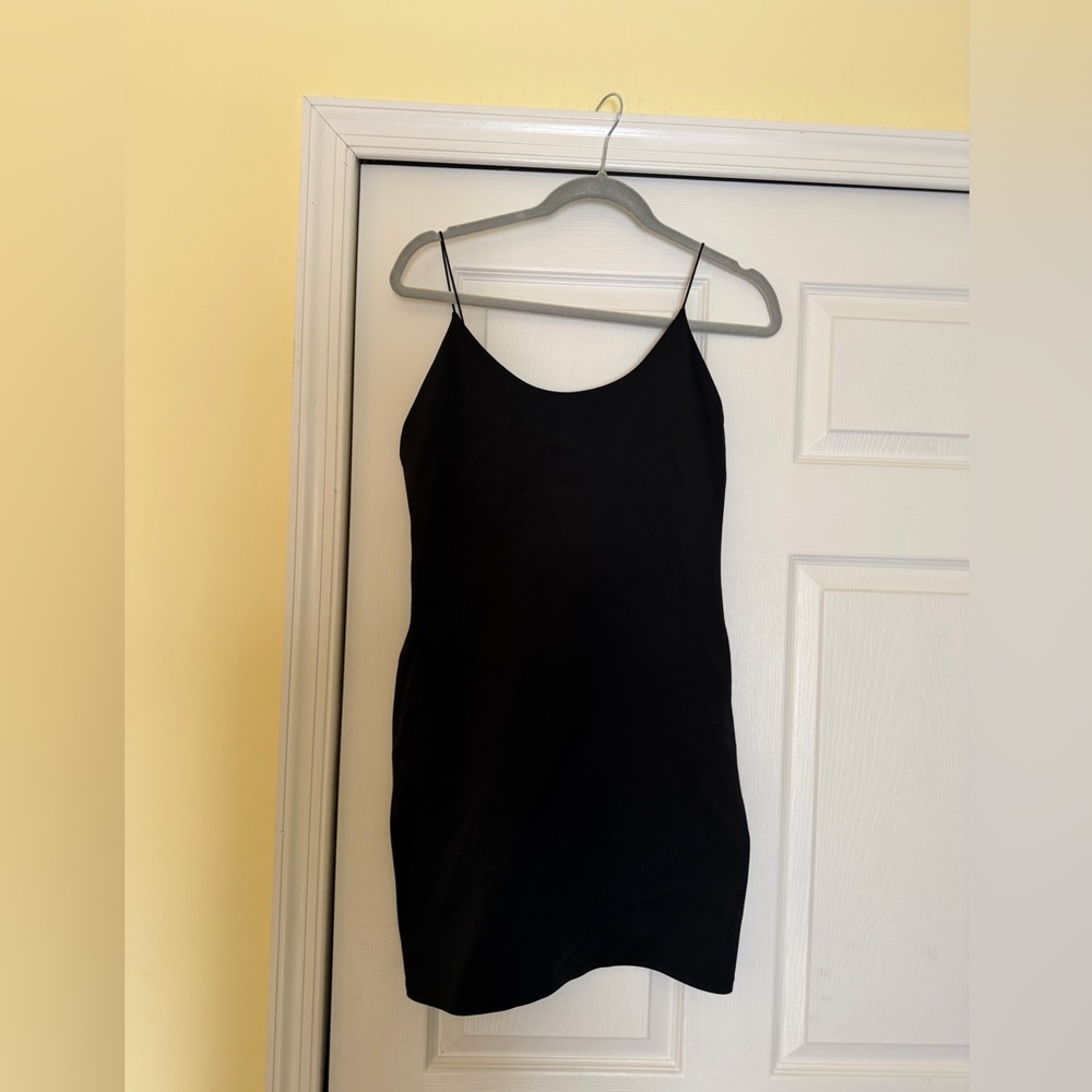 Alice + Olivia Black Mini Dress